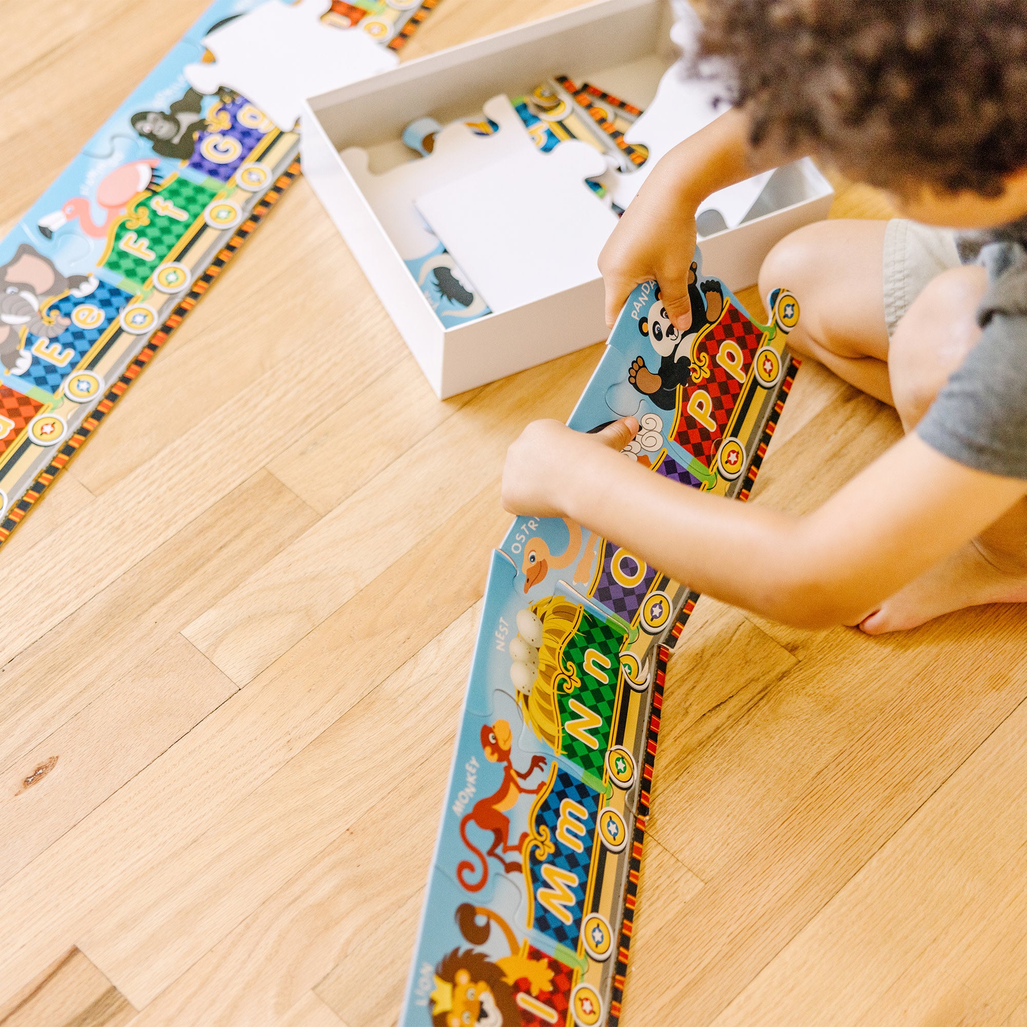 Alphabet Express Floor Puzzle - 27 Pieces - Image 3