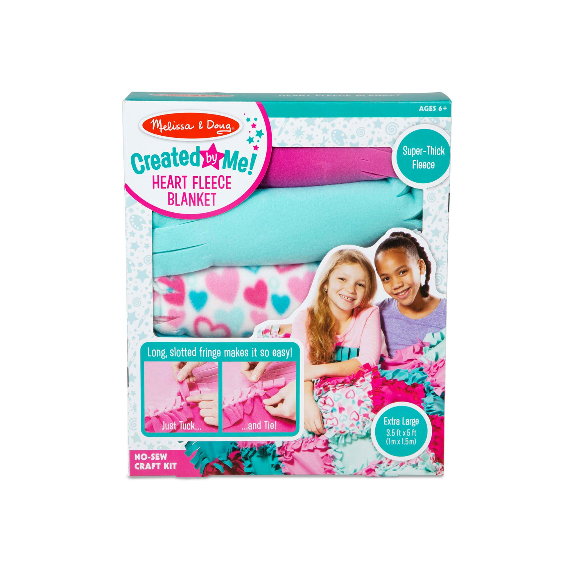 Created by Me!??Heart Fleece Blanket No-Sew Craft Kit
