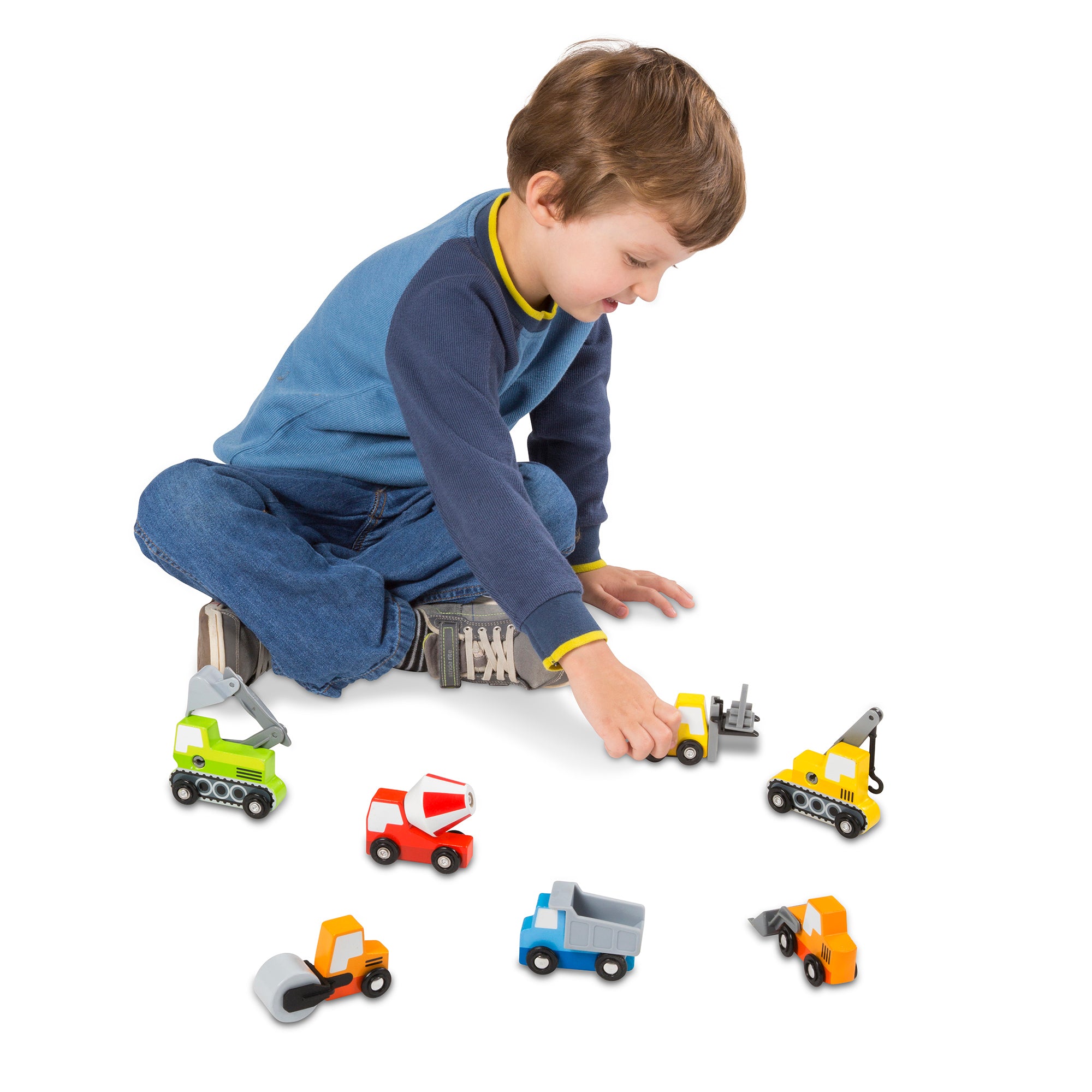 Wooden Construction Site Vehicles - Image 7