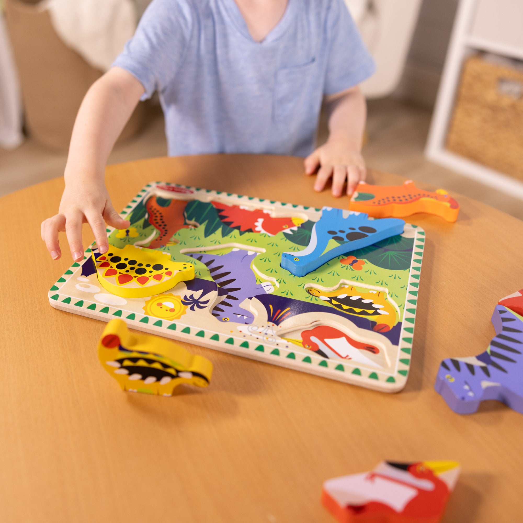 Dinosaurs Chunky Puzzle - 7 Pieces - Image 6