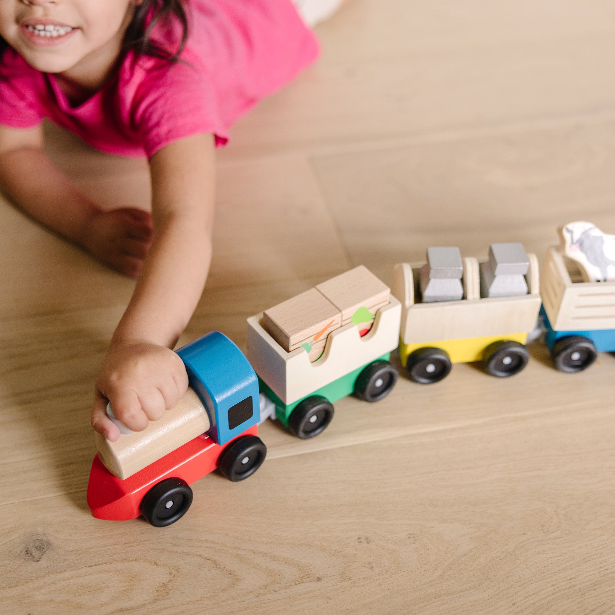 Wooden Farm Train - Image 3