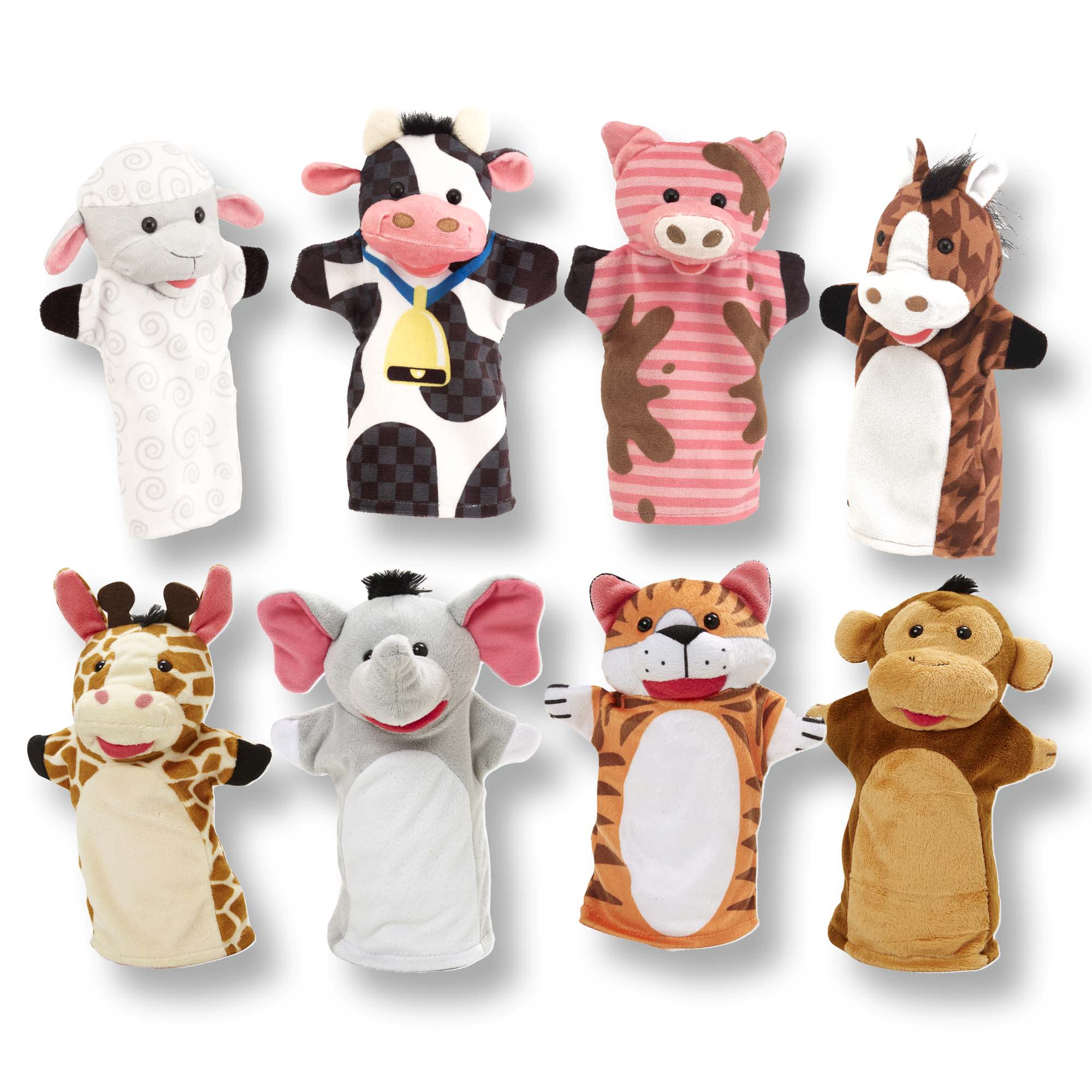 Hand Puppet 2-Pack: Farm Friends. Zoo Friends - Image 4