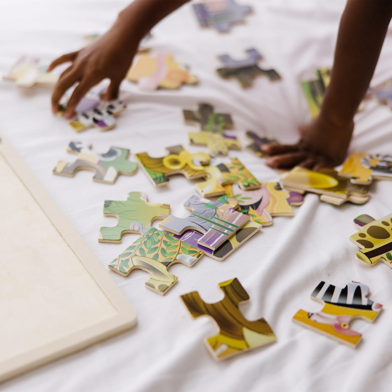 African Plains Wooden Jigsaw Puzzle - 24 Pieces - Image 5