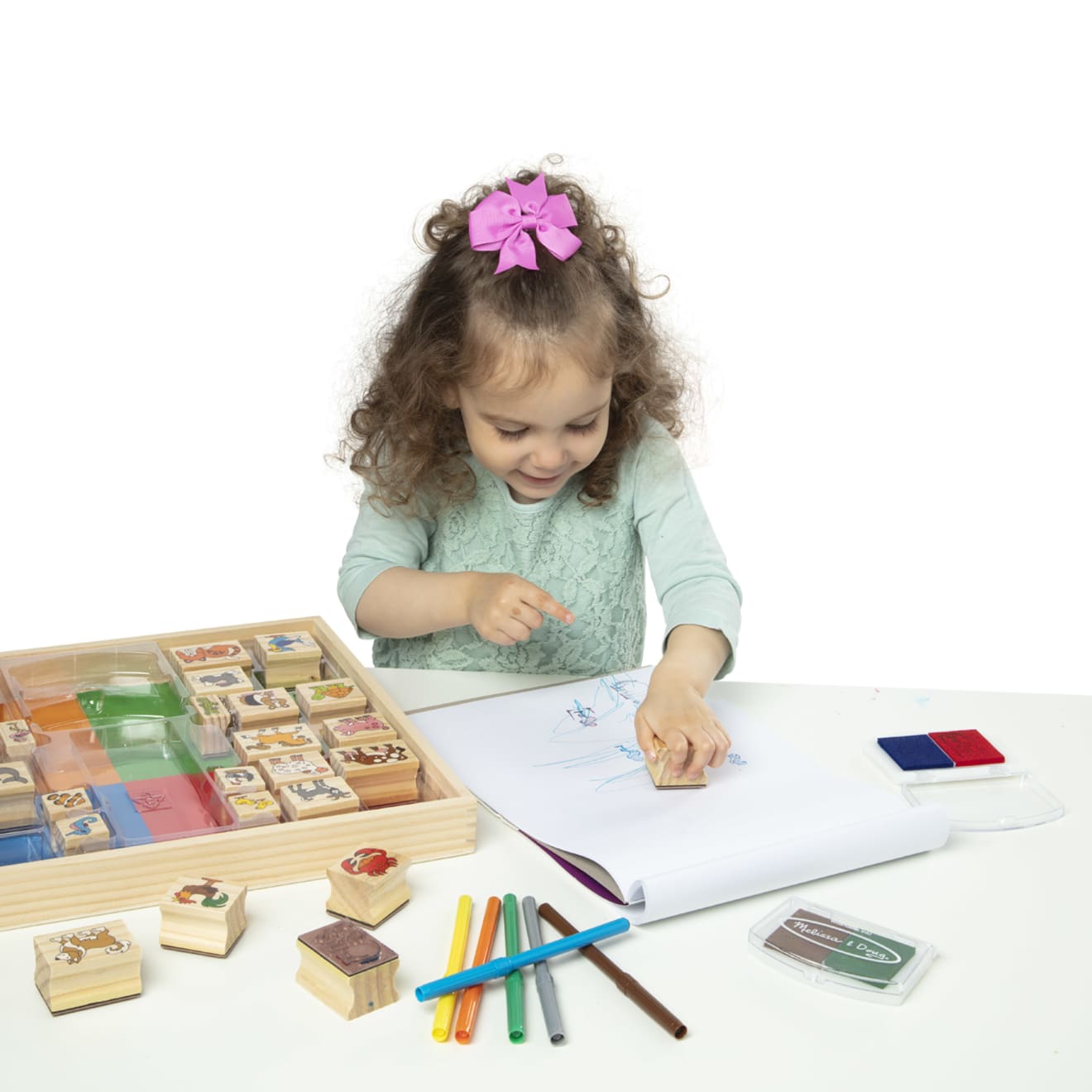 Deluxe Wooden Stamp Set - Animals - Image 3