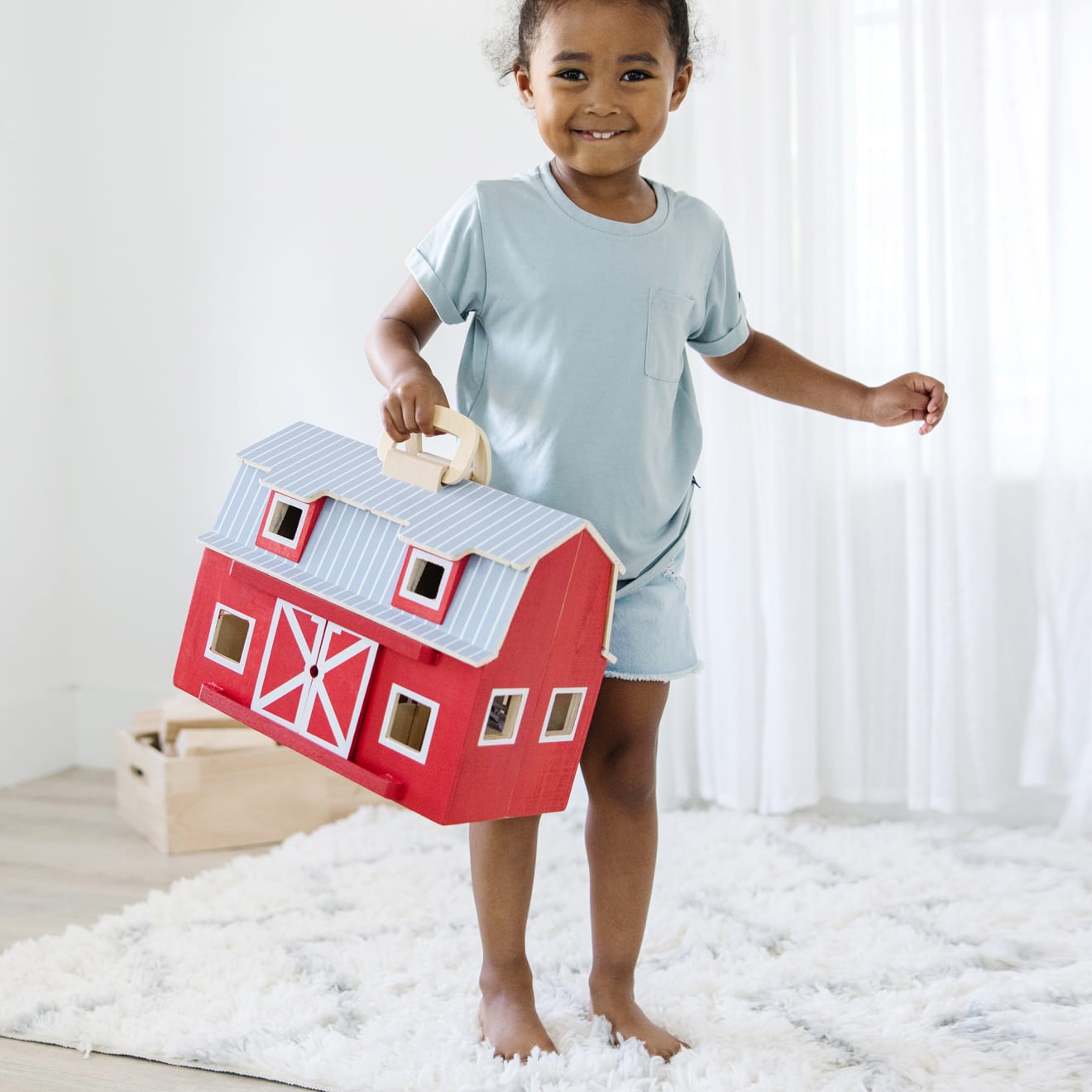 Wooden Fold & Go Barn - Image 8