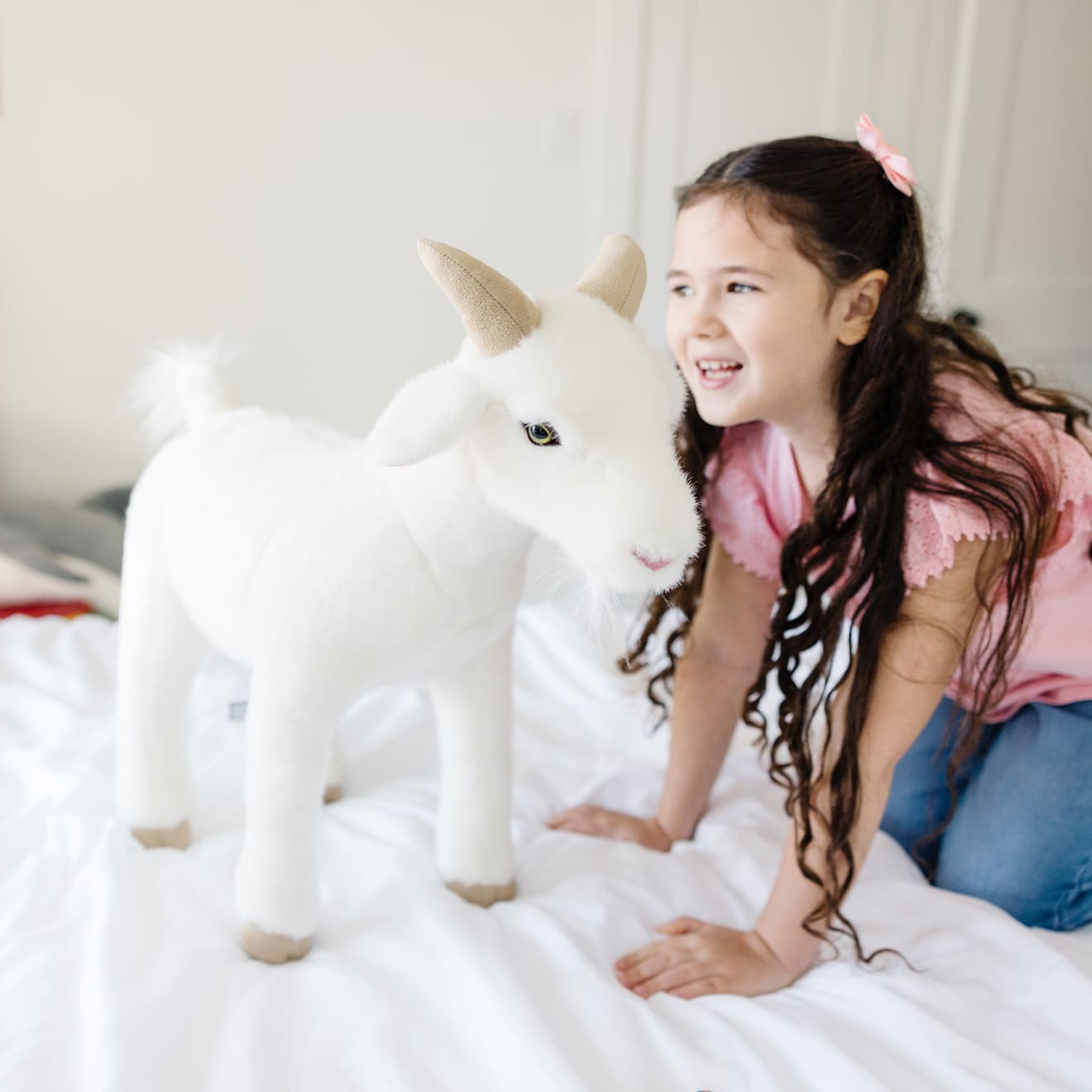 Lifelike Plush Goat - Image 2