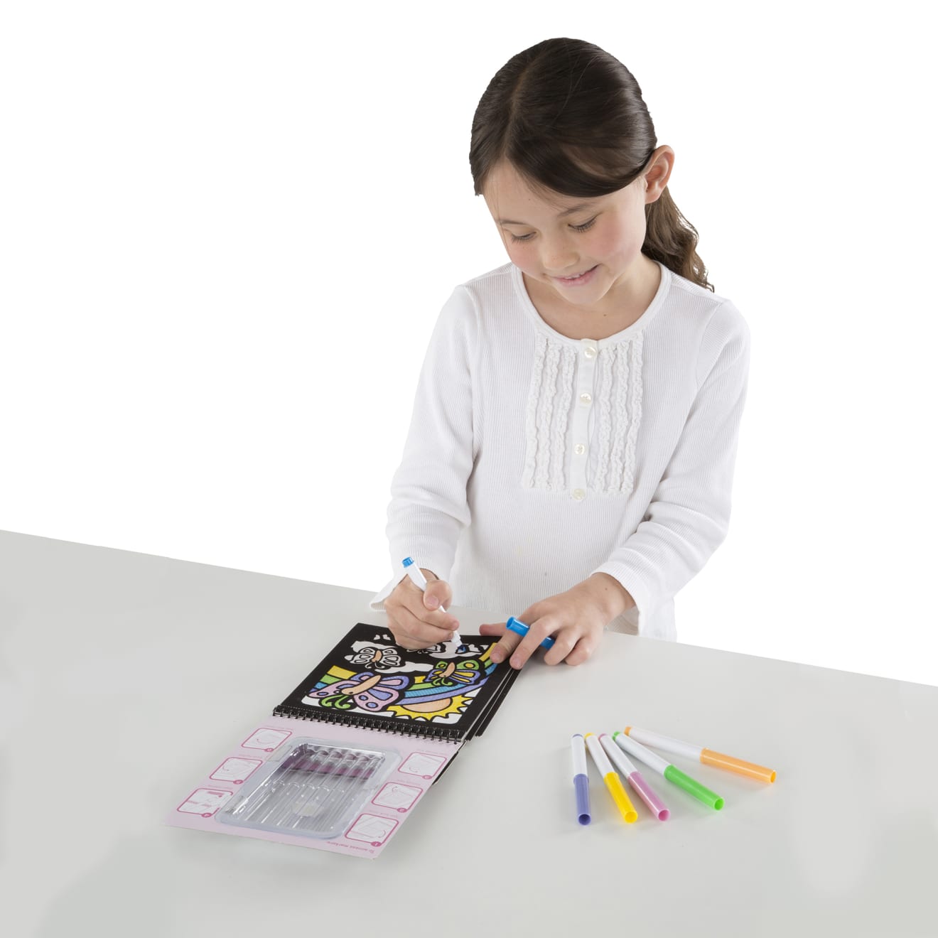 Magic Velvet Butterfly Scenes - On the Go Travel Activity - Image 8