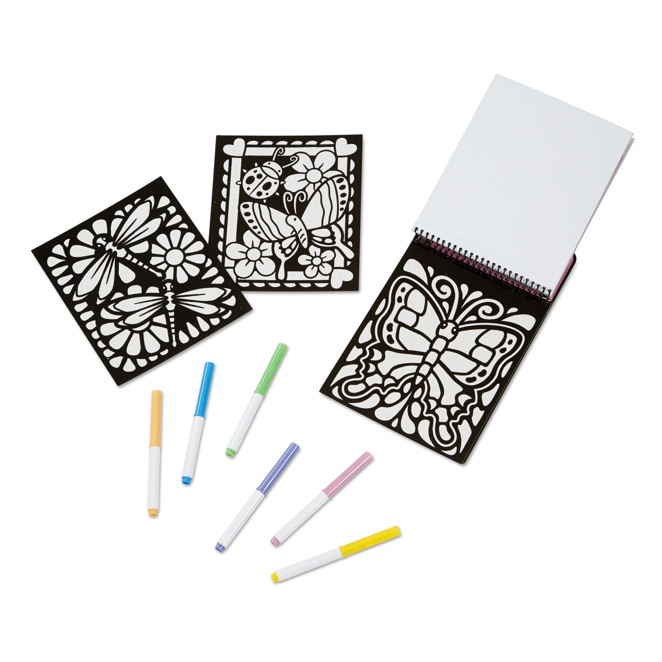 Magic Velvet Butterfly Scenes - On the Go Travel Activity - Image 4