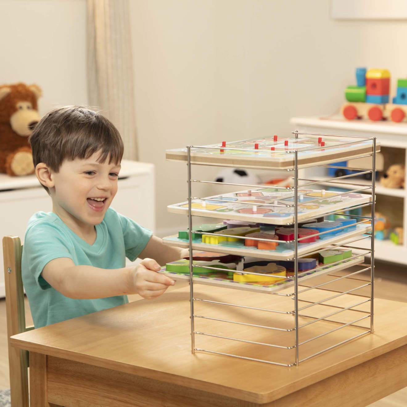Multi-Fit Wire Puzzle Rack - Image 2
