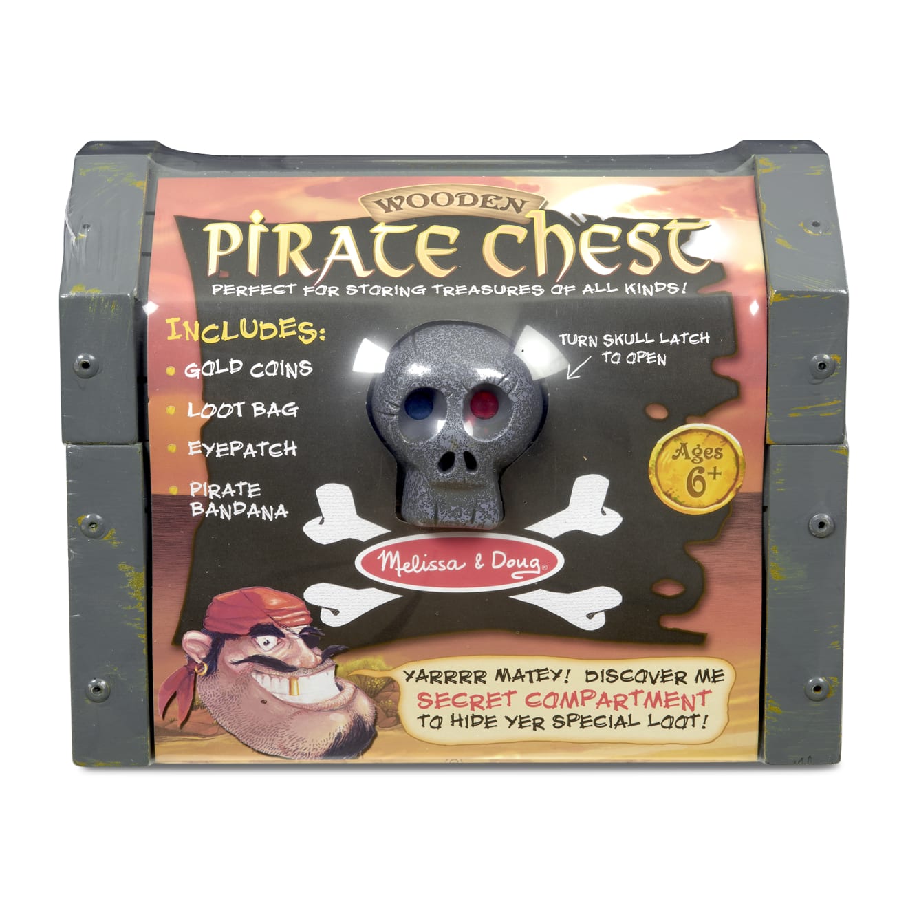 Wooden Pirate Chest - Image 3