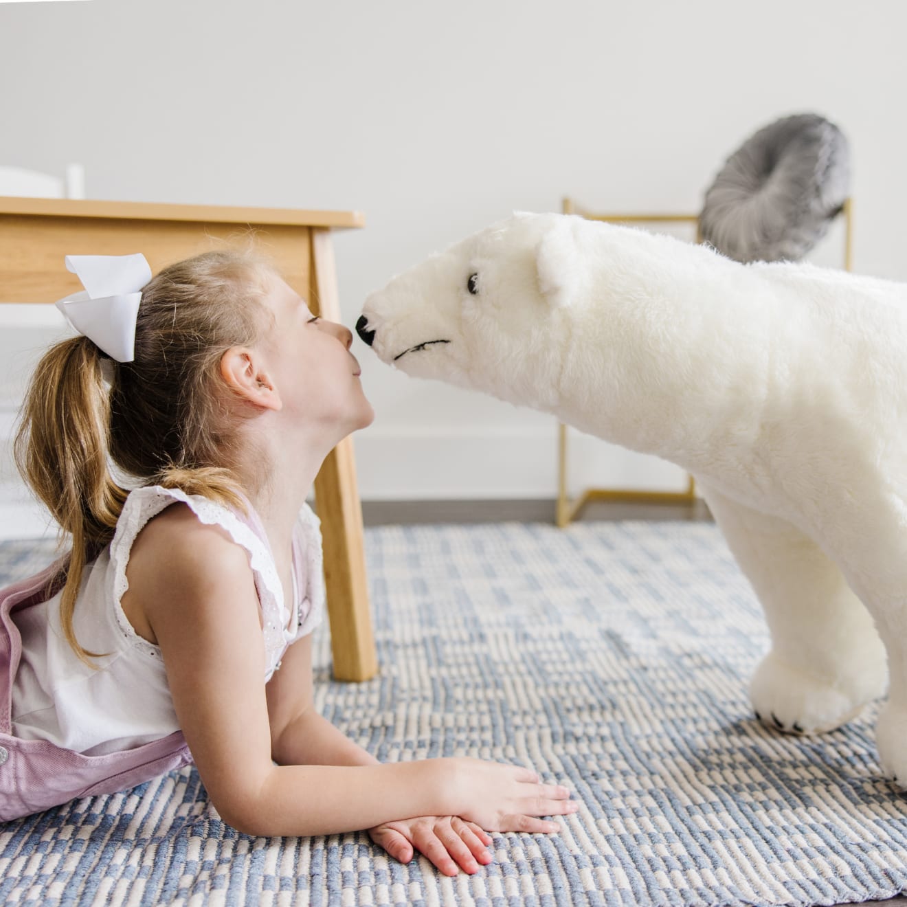 Giant Stuffed Animal Polar Bear - Image 2