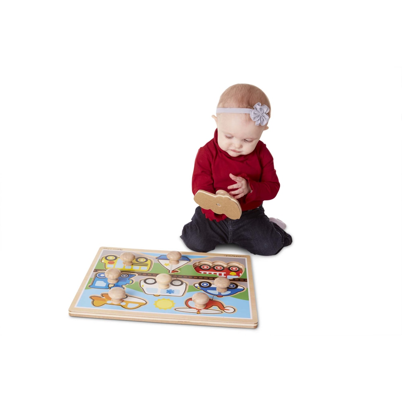 Vehicles Jumbo Knob Puzzle - 8 pieces - Image 8