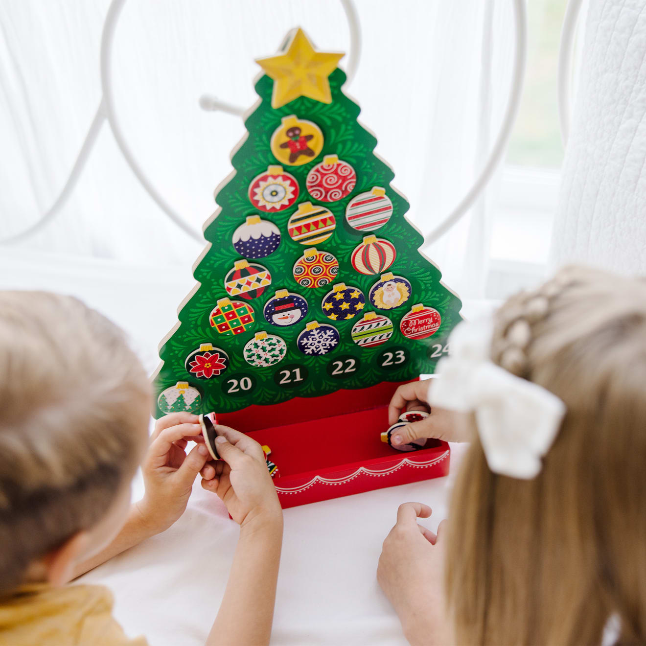 Countdown to Christmas Wooden Religious Advent Calendar - Image 2