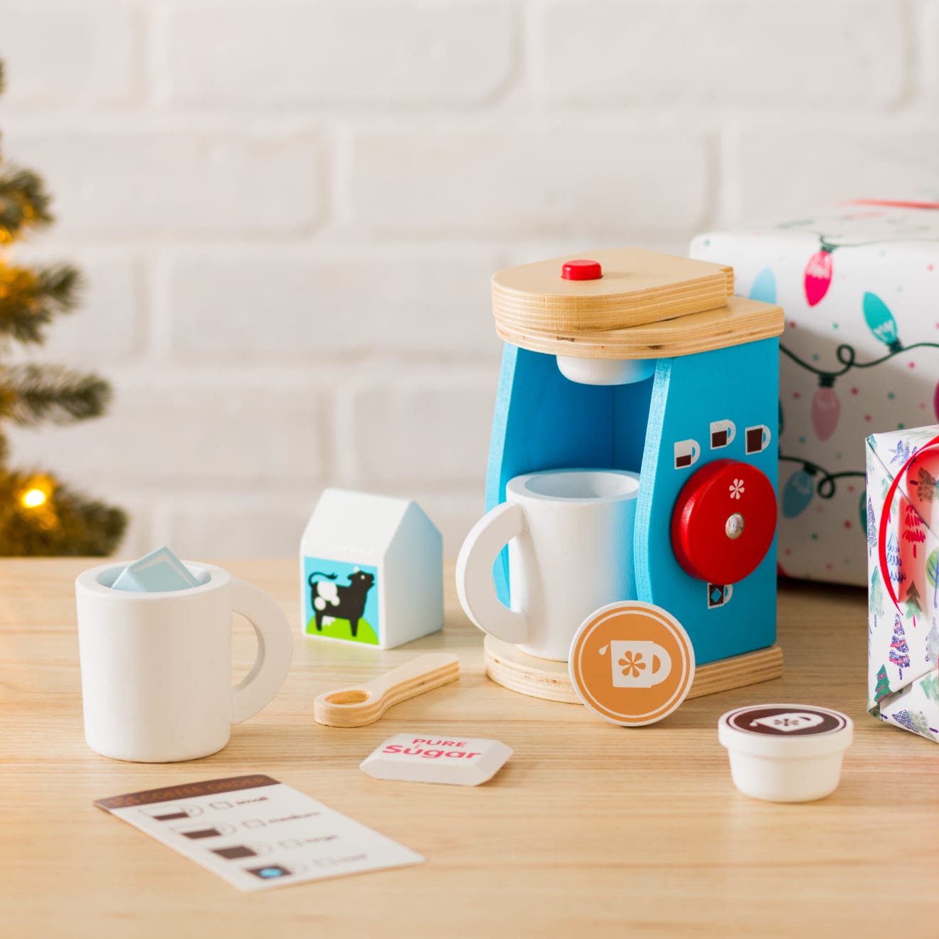 Wooden Brew & Serve Coffee Set - Image 4