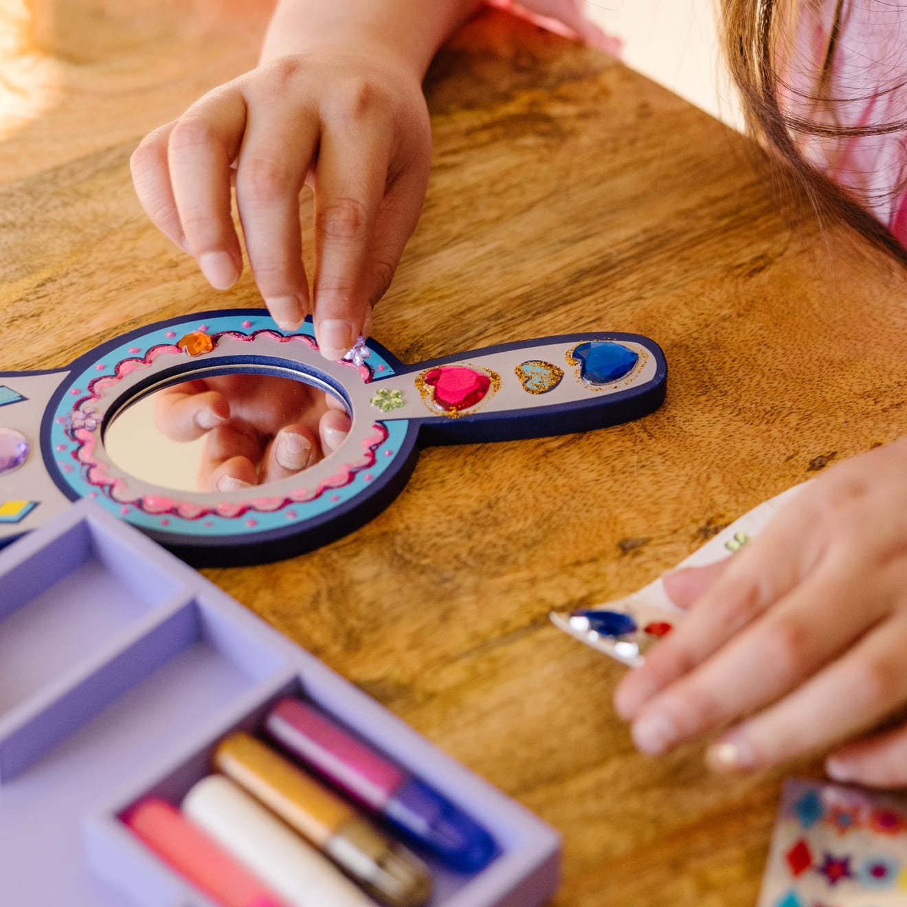 Decorate-Your-Own Wooden Princess Mirror - Image 5