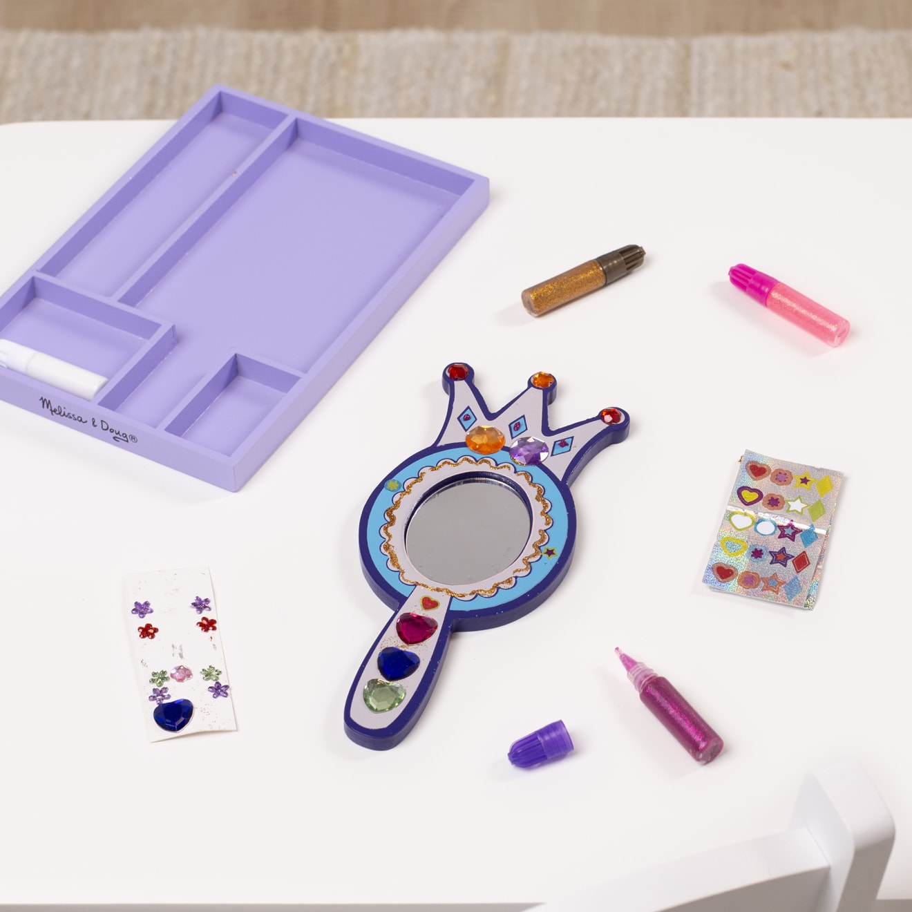 Decorate-Your-Own Wooden Princess Mirror - Image 9