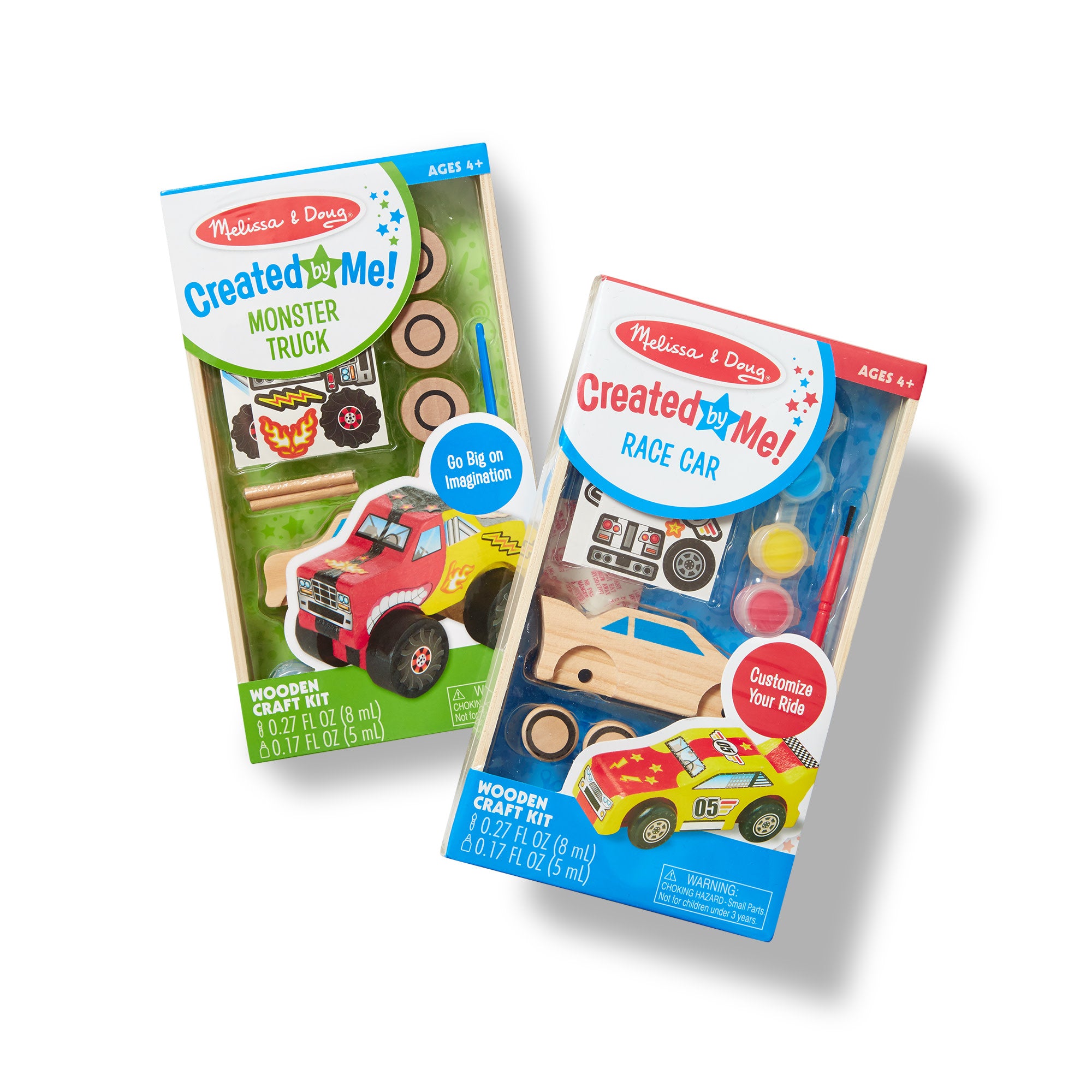 Created By Me!? Vehicles Craft Kit 2-Pack: Race Car & Monster Truck - Image 3