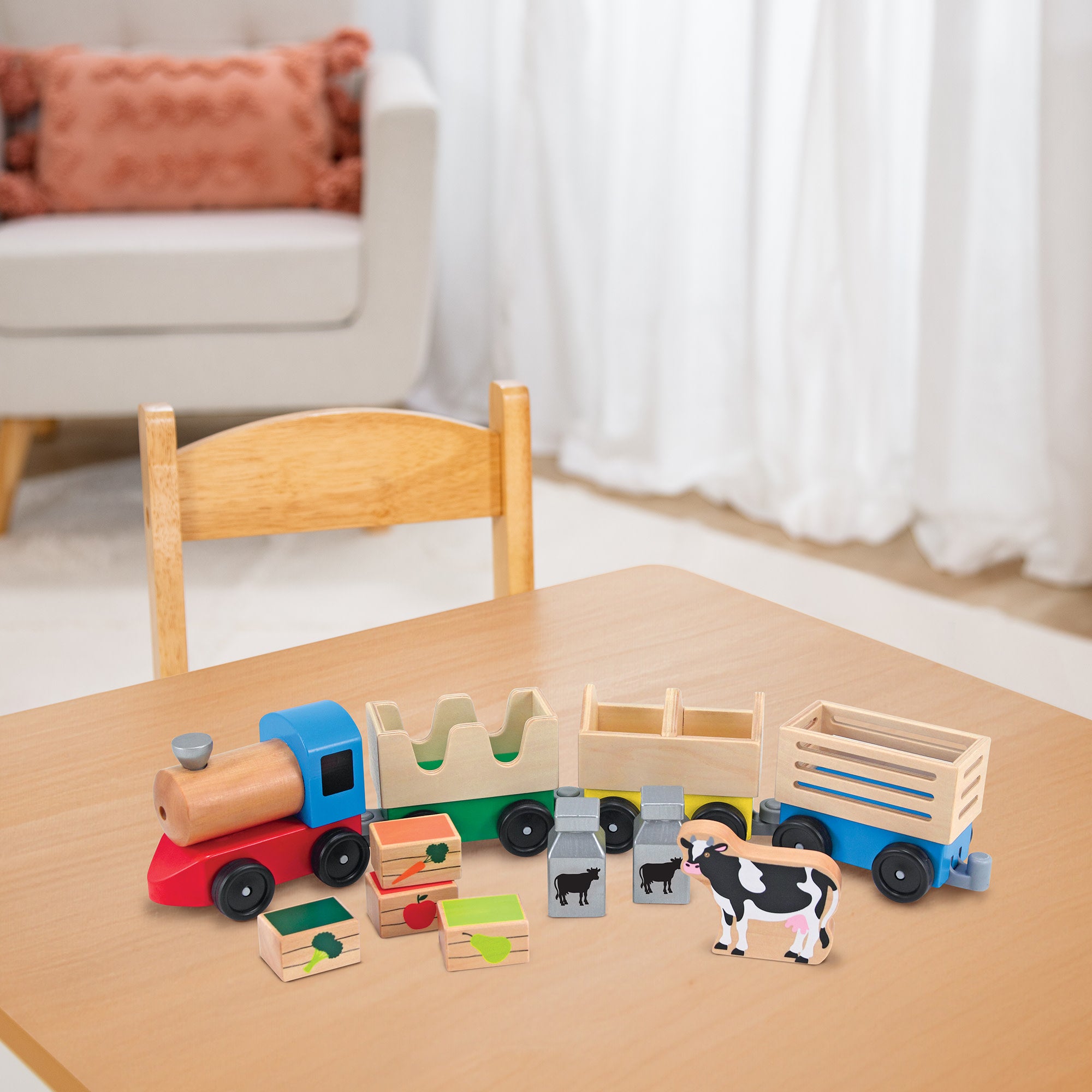 Wooden Farm Train - Image 10