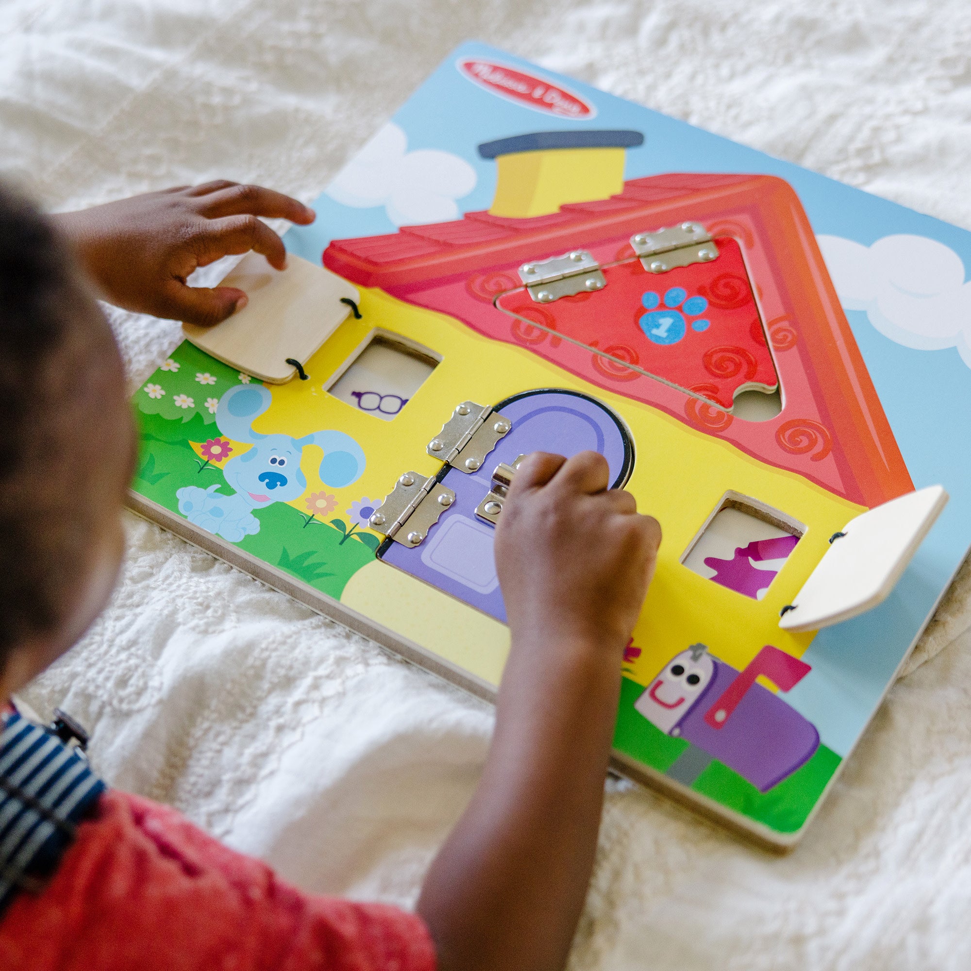 Blue's Clues & You! Wooden Lift-the-Flap Activity Board - Image 6
