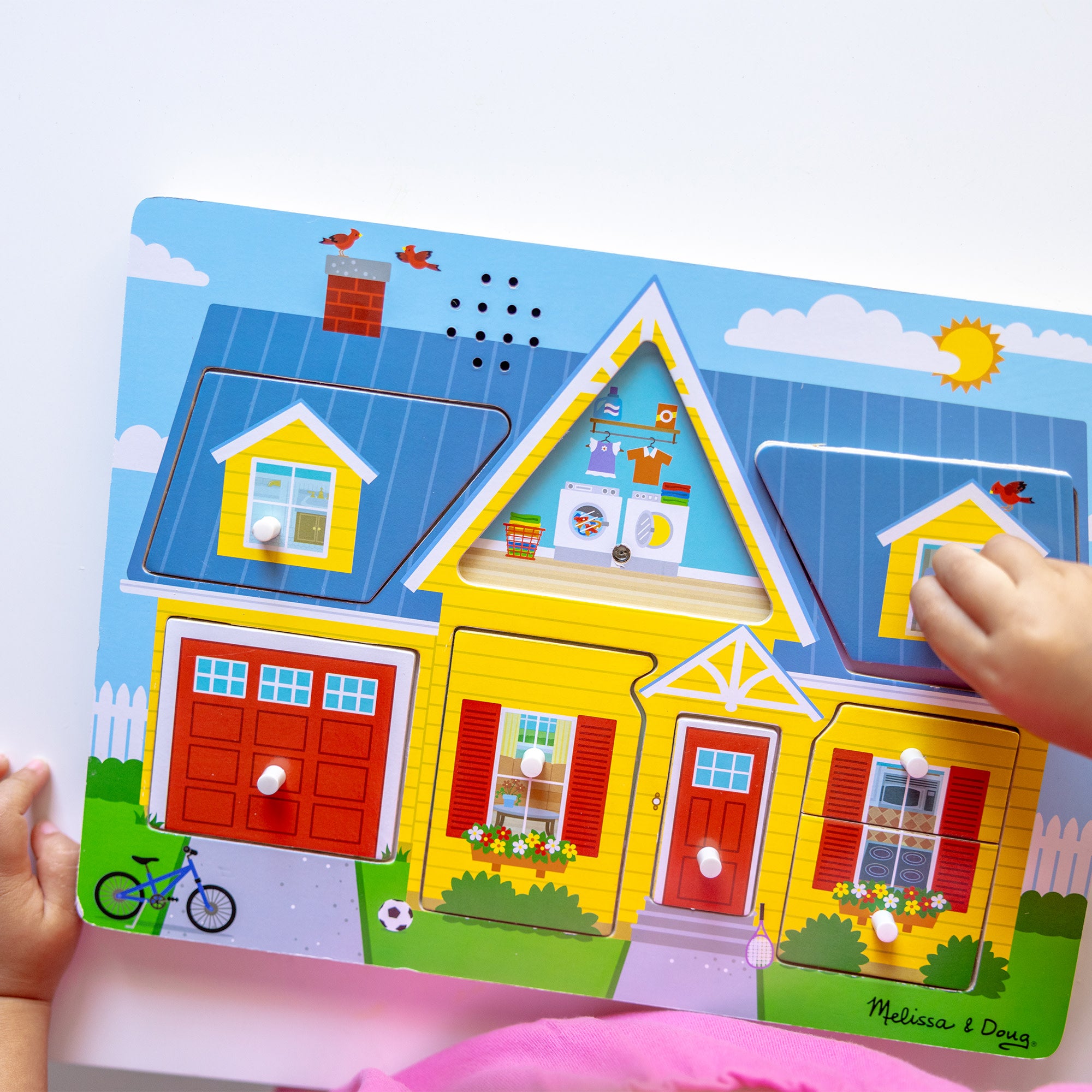 Around the House Sound Puzzle - 8 Pieces - Image 6