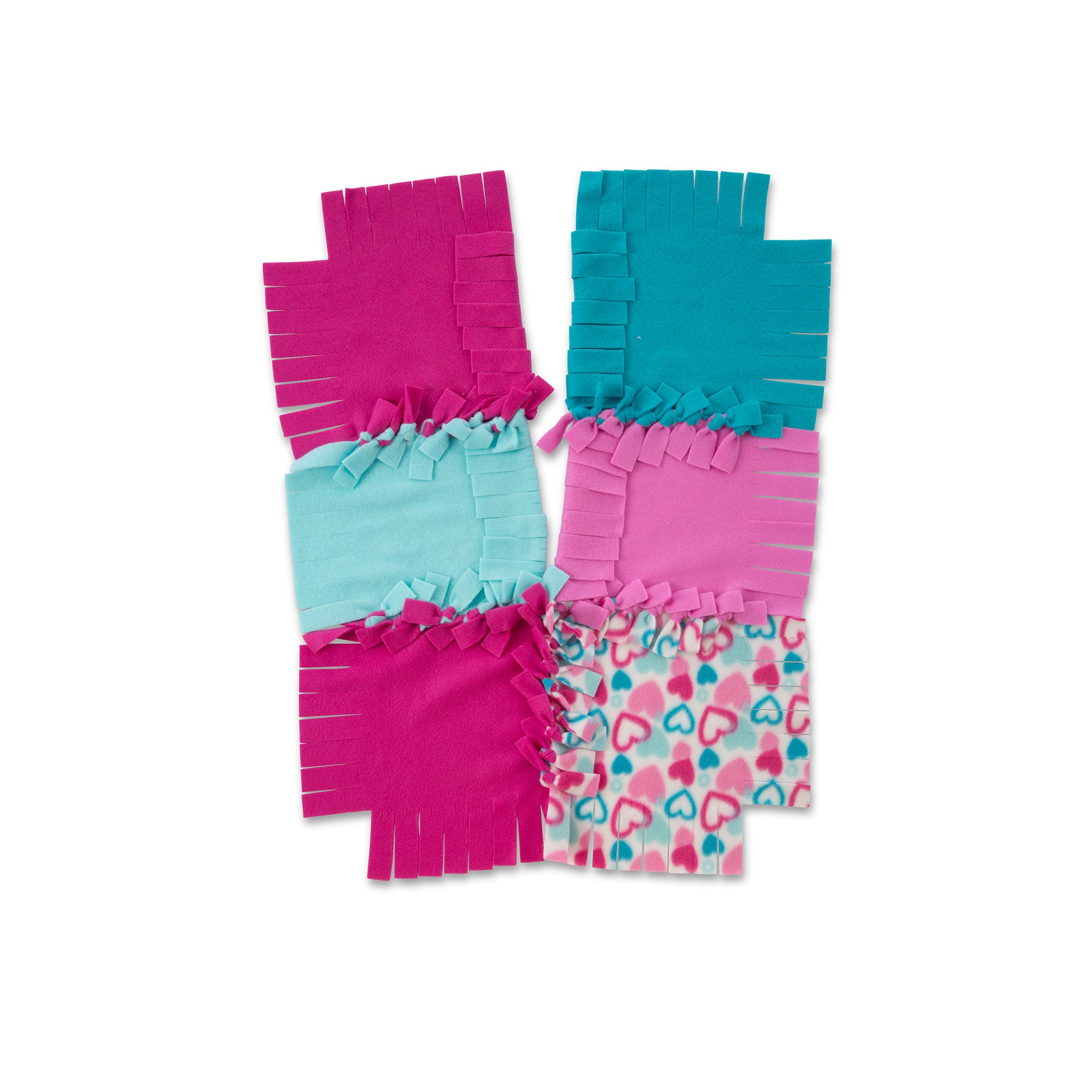 Created by Me!??Heart Fleece Blanket No-Sew Craft Kit - Image 9