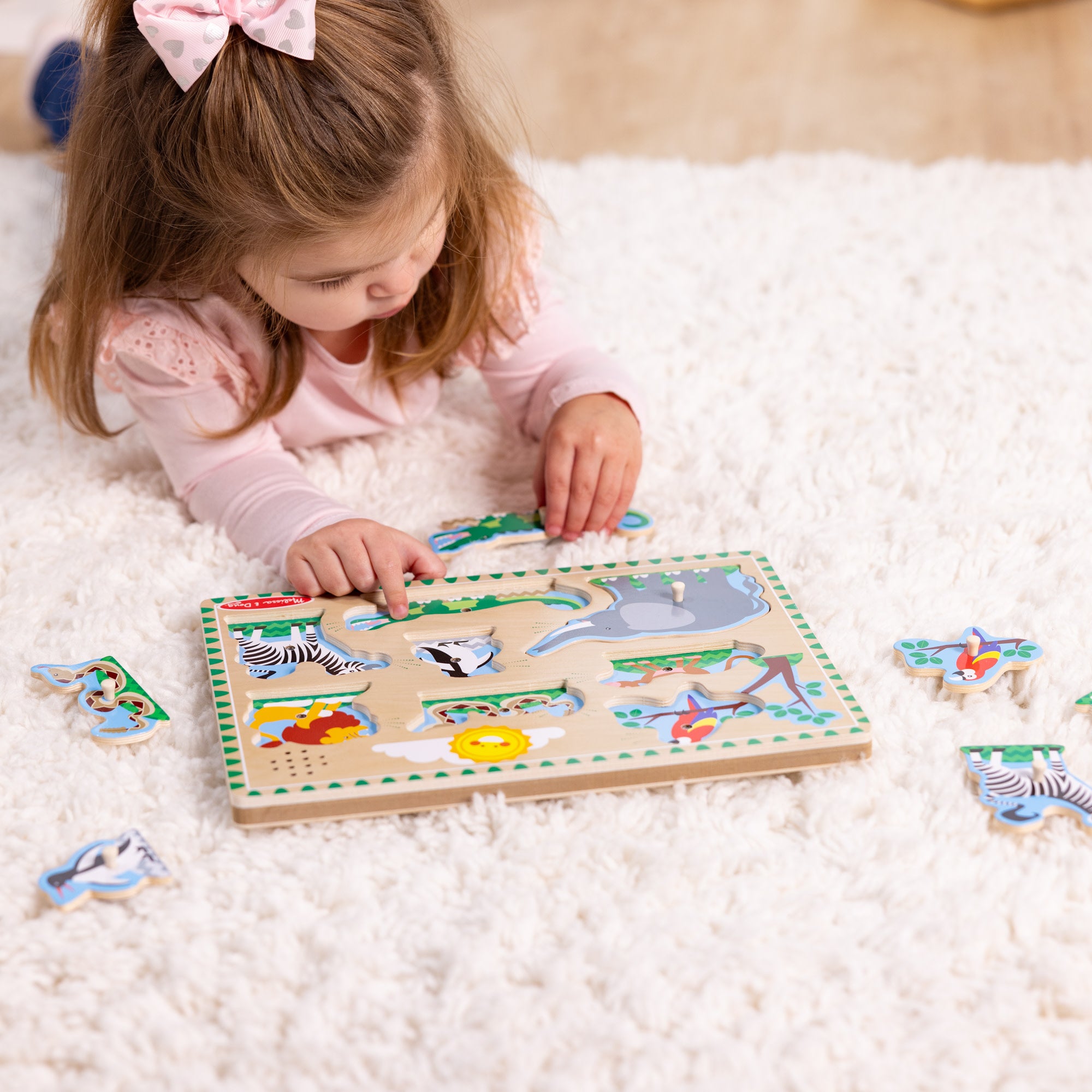 Zoo Animals Sound Puzzle - 8 Pieces - Image 7