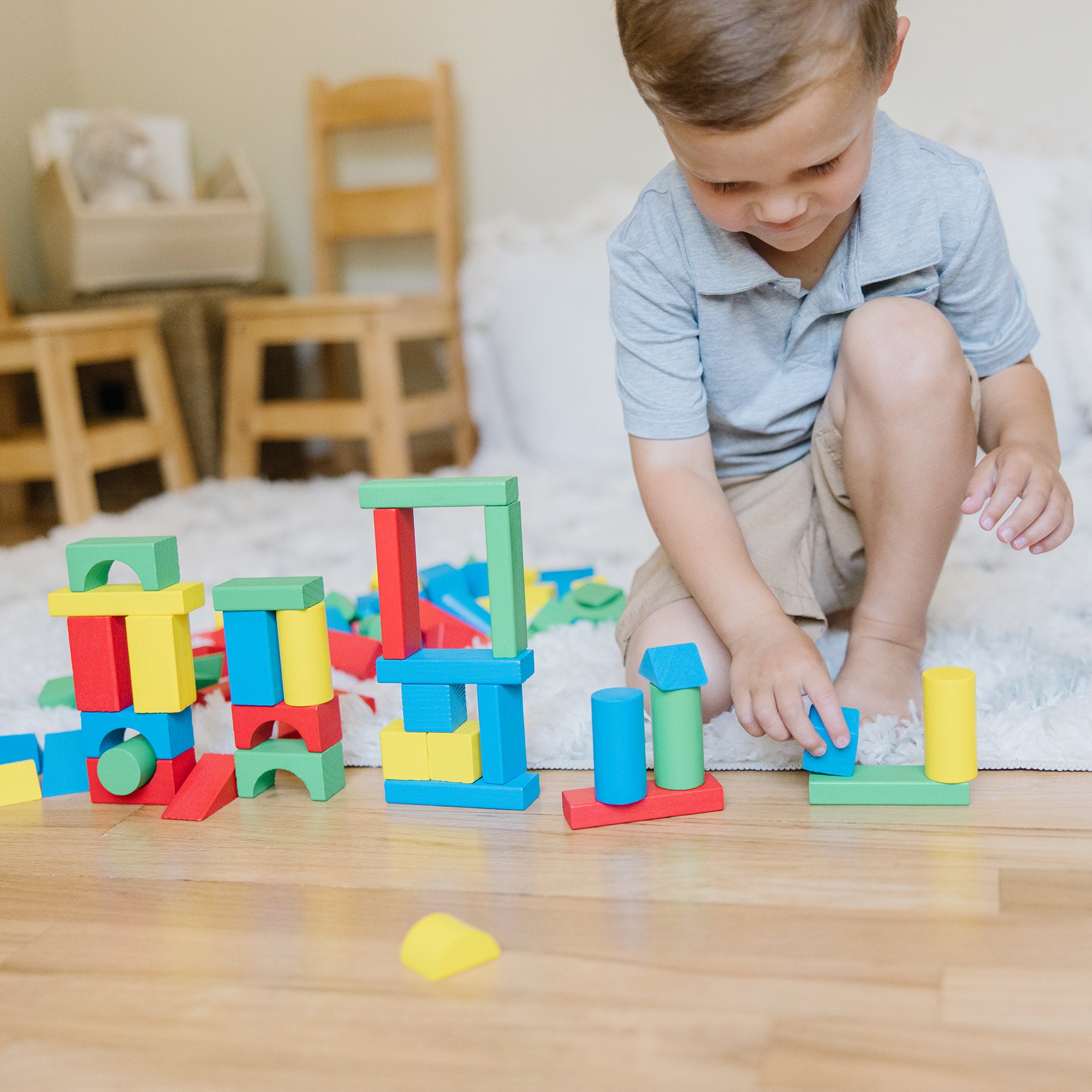 100-Piece Wood Blocks Set - Image 8