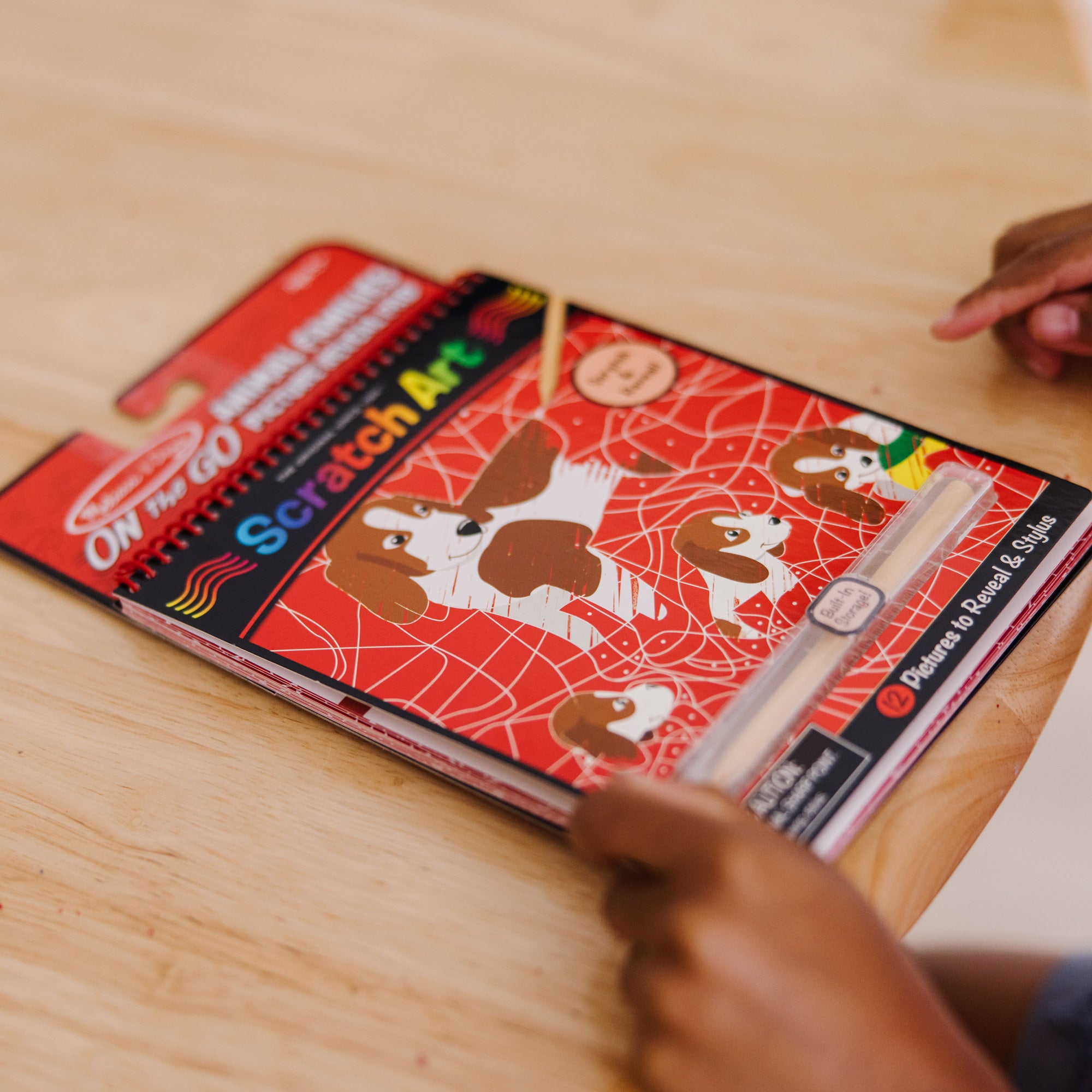 On the Go Scratch Art Color Reveal Pad - Animal Families - Image 6